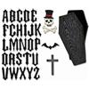 Thinlits Halloween Bara e Alfabeto