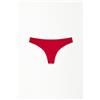 Tezenis Brasiliano In Cotone Organico Tinta Unita Donna Rosso