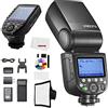Godox V860III-S/C/N Speedlite flash automatico E-TTL ll e flash manuale, sincronizzazione ad alta velocità 2.4 G,con trigger wireless XPRO-S/C/N(V860III-S+XPRO-S)