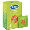 Durex Arouser Stimulation Preservativi - Preservativi stimolanti con vene per un piacere sessuale ancora più eccitante - Set da 18