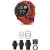 Garmin Instinct 2 Solar Tactical - Rugged GPS Smartwatch with Infinite Battery Life in Smartwatch Mode & QuickFit Band