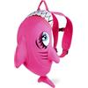 Crazy Safety Zaino per la Scuola (Squalo Rosa) | Zainetto per l'Asilo da Bambino e Bambina | Sacca per Asilo, Gite ed Escursioni | Zaino da Viaggio Ideale Come Bagaglio a Mano | Facile da Pulire