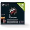 Caffè Vergnano 1882 - 100 Capsule Caffè Compostabili e Compatibili con Nespresso, Intenso - Pack da 100 capsule