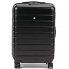 BIBA Valigia da viaggio tipo trolley in ABS, valigia IVO G, maniglia trolley, cerniera e chiusura TSA, ABS