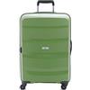 BIBA Valigia da Viaggio Unisex in Polipropilene, Bagaglio Grande Travel Carri G CR28, Manico Trolley, Chiusura con Cerniera, Colore Verde