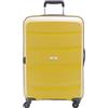 BIBA Valigia da Viaggio Unisex in Polipropilene, Bagaglio Medio Travel Carri G CR24, Manico Trolley, Chiusura con Cerniera, Colore Giallo