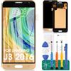 SRJTEK Kit di montaggio per schermo LCD di ricambio per Samsung Galaxy J3 2016 J320 J320A J320M/DS J320F/DS J320H/DS J320P J320R4 LCD Screen Digitizer Glass Assembly Kit, pellicola temperata, colla e