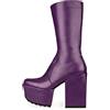 LAMODA Magnolia, Mid Calf Boot Donna, Pu Viola, 39 EU