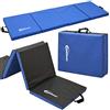 EYEPOWER Materassino Imbottito XL 200x60x5cm Allenamento Sport Ginnastica Blu