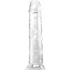 WANKU Dildo XXL trasparente, 32 x 6 cm, dildo realistico, grande con ventosa forte, dildo gigante, giocattolo erotico per donne e coppie
