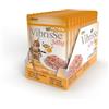 Croci Vibrisse Cibo umido in gelatina per gatti a base di Tonno Prosciutto e Pollo, alimento leggero e cotto al vapore, 18 buste da 70 g