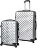 CELIMS - Set Valigie Argento| Valigie Bagaglio a Mano + Valigia Grande | Trolley Bagaglio a Mano 55x40x20 cm + Trolley Grande | Valigia 23 kg