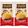 Valsugana - Polenta Rapida Gialla, Confezione da 2,5kg. Con Farina Di Mais 100% Italiano Cotta a Vapore, Gusto Classico, Pronta in Pochi Minuti, Senza Glutine