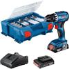 Bosch GSR 18V-45 Professional 500 Giri/min Senza chiave 900 g Nero, Blu