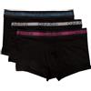 Calvin Klein Boxer Uomo cooling Confezione 3 Boxer Cotone Elasticizzato Elastico a vista Articolo NB1799O, K2F Black/Black/Black - Nero/Nero/Nero, L