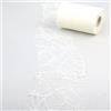Deko AS GmbH SIZOWEB Tavolo Band Onda Taglio Bianco ca. 12,5 cm Rotolo 25 Meter 64 W 001 della R
