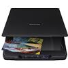 Epson Perfection V39 II - Scanner piatto per foto e documenti a colori con risoluzione ottica 4800 dpi, scansione su cloud, alimentazione USB e coperchio rimovibile