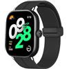 FiiMoo Cinturino Compatibile con Xiaomi Redmi Watch 4/Xiaomi Mi Band 8 Pro/Smart Band 8 Pro, Regolabile Sport Cinturino, Cinturino in Silicone di Ricambio, per Xiaomi Redmi Watch 4 Cinturino-Nero