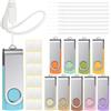 Uflatek Chiavetta USB 64GB 10 Pezzi Uflatek 64 GB PenDrive Ruotare 64 Giga Chiavette USB 2.0 Metallo Unità Flash Drive Morandi Colori Misti Pennetta Memoria USB Chiavetta Dati con Cordino e Adesivo Vuoto