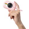 VRURC Power bank 10000mAh con cavo integrato, piccolo mini power bank a ricarica rapida da 20 W, batteria USB C Elementi essenziali da viaggio per la maggior parte dei dispositivi intelligenti - Rosa
