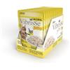 Croci Vibrisse Cibo umido in gelatina per gatti a base di Pollo, alimento leggero e cotto al vapore, 18 buste da 70 g
