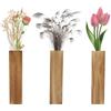 HENGBIRD Vasi da Parete in Legno Moderni per Piante, Decorazione per Interni, 2,5 x 5,6 x 29,5 cm, per Fiori Secchi