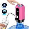Pompa Elettrica Per Bottiglie D'Acqua - Ricaricabile USB, Con 2 Adattatori, Distributore D'Acqua Portatile - Foto 12