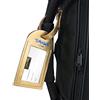 TOM & will 99ll-700 Leather Luggage tag, oro