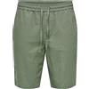 ONLY & SONS ONSLINUS 0007 COT Lin Shorts Noos, Pantaloncini Uomo, Sea Spray,