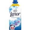 Lenor Ammorbidente Lavatrice Concentrato, 86 Lavaggi, Risveglio Primaverile, Freschezza Di Lunga Durata E Morbidezza Di Origine Vegetale, Lenzuola Profumate Fino A 1 Settimana