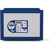 Viro | Ram-Touch 2, Cassaforte a Muro con Impronta Digitale, Elettronica, in Acciaio, con Display Illuminato, 350x230x205 mm