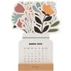 Mr. Wonderful Calendario da tavolo 2025 con base per godersi l'anno con Ganas - Include cartoncini a forma di fiore