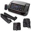 Dinamicamed DDinamicamed ® PRO 4.0 Pressoterapia Linfodrenaggio Professionale Digitale Classic, Pressoterapia per Casa con 6 Programmi, Massaggio Linfodrenante 4 Camere Gambali XL, Fascia Addome e Pantaloncino