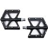 ZERAY ZP-D213 Pedali per piattaforma MTB, Gravel, Enduro, Urbano, BMX, in nylon + fibra di carbonio con tasselli antiscivolo