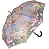 VON LILIENFELD® Ombrello Fiore Arte Claude Monet Ninfee Pioggia Lungo Classico Automatico Donna