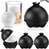 IAGORYUE Ghiaccio Stampo, 4 Star Wars Stampo Ghiaccio Silicone Senza BPA, Formine Ghiaccio Grande con Coperchio a Imbuto, Riutilizzabile Forme Ghiaccio Rotondo Facile Rilascio, per Cocktail, Whisky