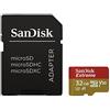 SanDisk Extreme Scheda di Memoria MicroSDHC da 32 GB + Adattatore SD fino a 100 MB/sec, Classe 10, U3, V30 A1, FFP
