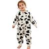 HAHASHOW Sacco Nanna Invernale 2.5 Tog per Bambini 4-5 Anni, Mucca