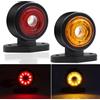 NWpangu 2x 20LEDs Luci di Posizione 12V Luci Laterali a LED Laterali Indicatore Ingombro Rosso&Giallo per Camion Rimorchio Furgoni.