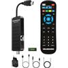 MEIYUANTBO Decoder Digitale Terrestre 2024,Decoder DVB-T2,HD 1080P H.265 HEVC Main 10-Bit,Supporta le Funzioni USB WiFi/DLNA/Ethernet/PVR/Multimedia[Telecomando 2-in-1 con controllo TV]