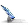 Dracool Custodia Tastiera per iPad Pro 12,9 2021/2020/2018 (5a/4a/3a Gen) Tastiera Trackpad Magic Type Keyboard Supporto Magnetico Retroilluminata Tedesca per iPad Pro 12.9 2021 - Bianca