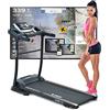 Orion Fitness Tapis ROULANT Elettrico Pieghevole Orion Core Y3, Bluetooth App,3 Livelli INCLINAZIONE Manuale, MP3, Computer LED, Altoparlanti INTEGRATI, Velocita Massima 10KM/H 1.25HP (2.5HP Picco)