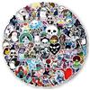 LYLSDSB Confezione di adesivi Undertale da 100 adesivi impermeabili e fantastici per computer portatile, bottiglie d'acqua, skateboard, telefono, valigia, auto, bicicletta, bagagli, computer, vinile