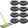 MAZELIKEHOOD 8 Pezzi Panni Riutilizzabili per Swiffer Swiffer Mop Panno Microfibra Riutilizzabile Lavabil Panni (grigio)