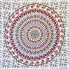 MOMOMUS Mandala Arazzo da Parete Etnico - Colori Vivaci, Stile Indiano in Tessuto- Telo/Poster/Arazzo Mandala da Parete - Bianco-Marrone, 210x230 cm