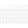 moorg Set da 9 Grucce Salvaspazio Multifunzione per Armadio: Organizer Porta Grucce Appendiabiti, Salvaspazio Armadio Interno, Accessori Interni - Grucce Multiple, Home Organizer Bianco