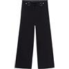 Mayoral Pantalone Cropped Punto Roma per Bambine e Ragazze Nero 16 Anni (170cm)