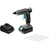 Cecotec Pistola per incollaggio senza fili CecoRaptor Perfect Fix 2020 Advance. Batteria 20 V e 2000 mAh, barre di diametro 11 mm e 150 mm di lunghezza, temperatura di lavoro 180 °C, autonomia fino a
