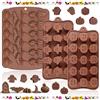 TOPJOWGA STAMPINI IN SILICONE TOPJOWGA PER CIOCcolatini, 3 PEZZI STAMPA ZUCCA E FANTASMA