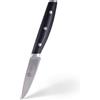 MasterChef Coltello Spelucchino Professionale, Acciaio Inox ad Alto Carbonio, Manici Tripli Rivettati, Codolo Pieno con Bolster, Lama da 9cm